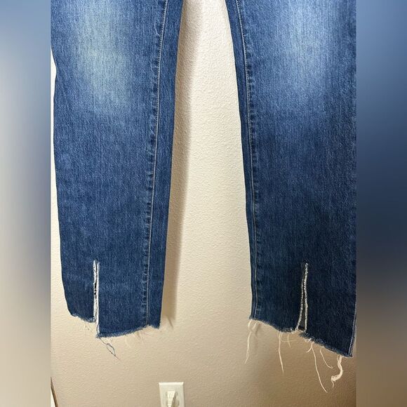 Veronica Beard Keane Long Straight Leg High Rise Jeans Size 28 - Picture 5 of 12